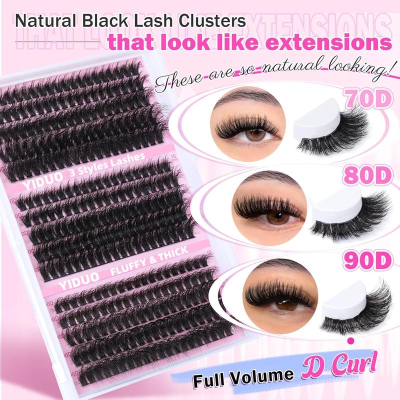 Natural Look Eyelash Extensions, 1 Box Individual False Eyelashes, Self Grafting Curl Eyelashes, Eye Makeup Enhancement False Eyelashes, Christmas Gift