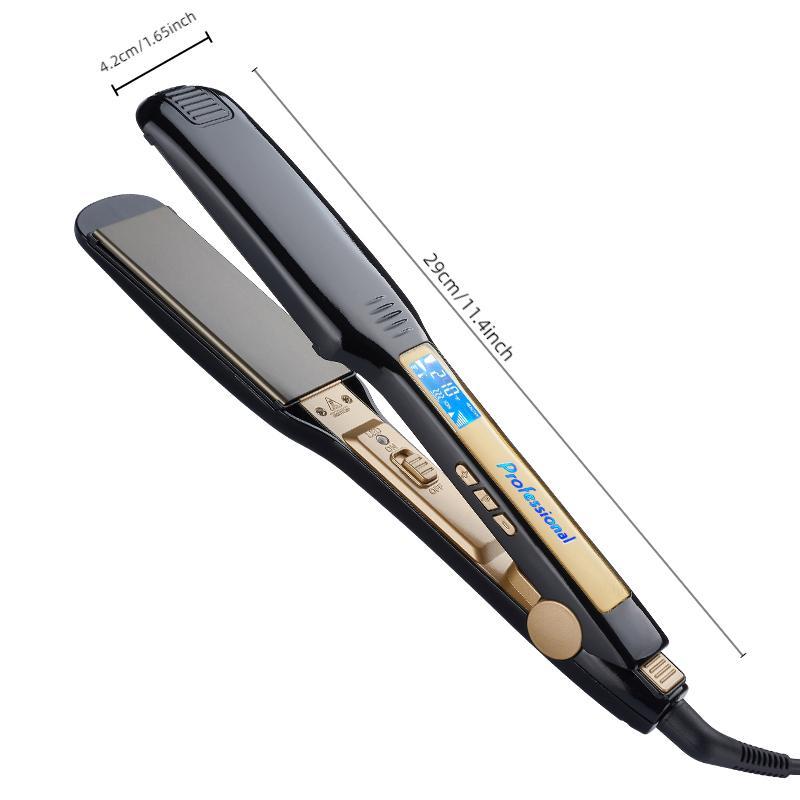 Professional Ceramic Flat Iron Straightener, 1 Count Hair Straightening Iron, Hair Styling Tool for Women & Men, Christmas Gift