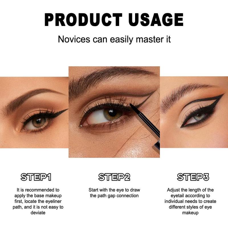 Waterproof Liquid Eyeliner, 1 Count Long Lasting Quick Drying Eyeliner Pen, Easy To Apply for Eye Makeup, Professional Daily Makeup Accessories