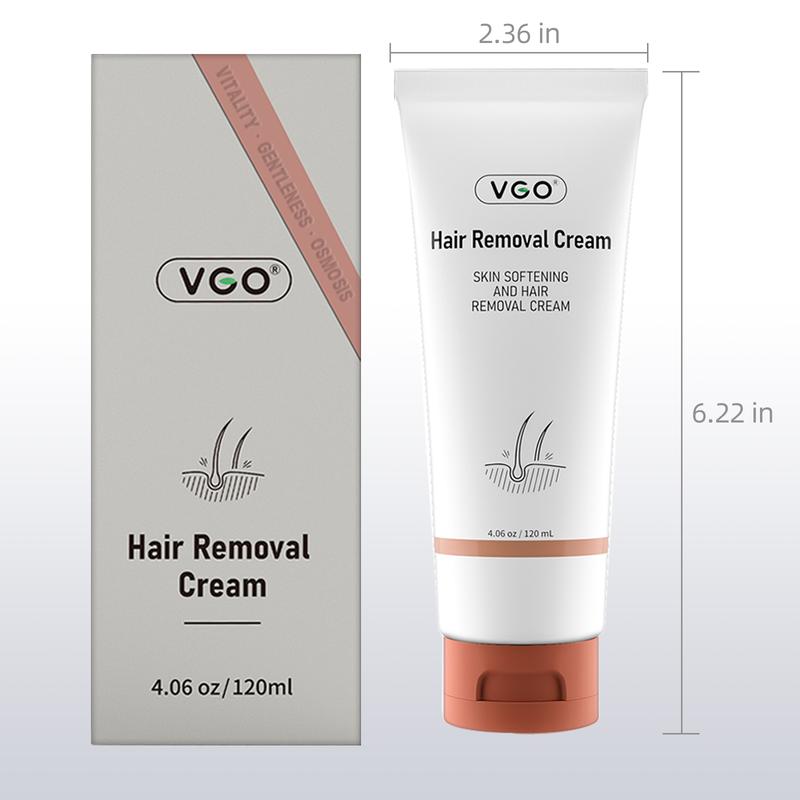 VGO Hair Removal Lotion Cream, 120ml   4.0oz Body Care Unisex-A2 Wax Gentle