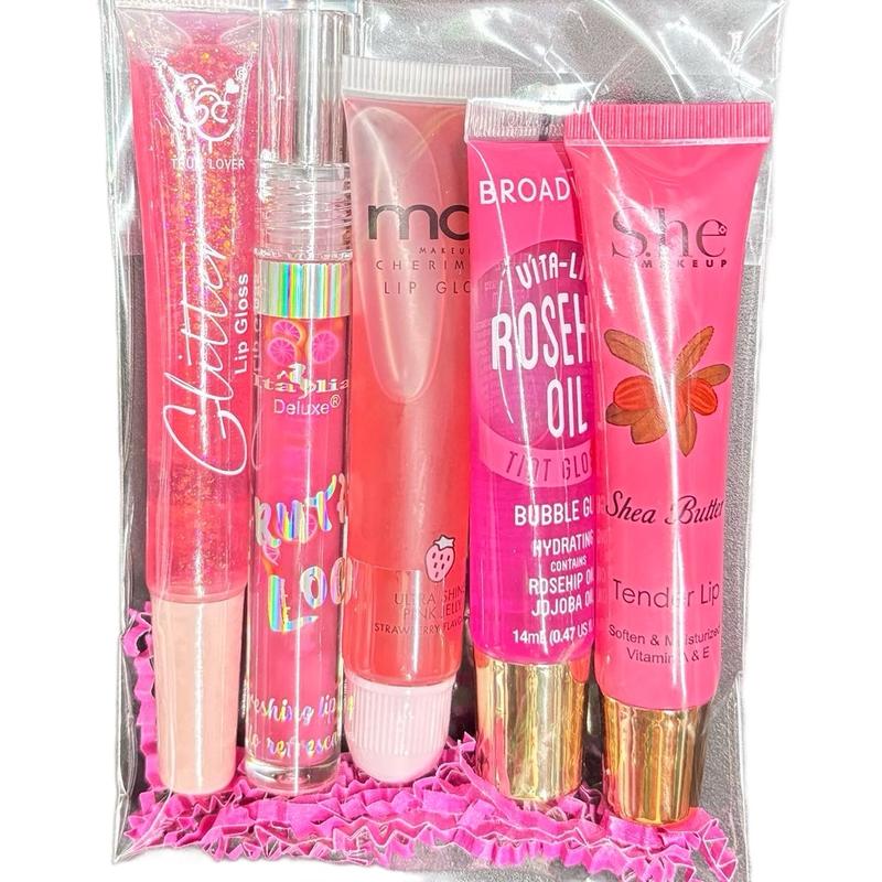 Mixed Lip Gloss Mystery Bundle Choose Your Color Lip Oil Lip Balm Lip Care Cosmetic