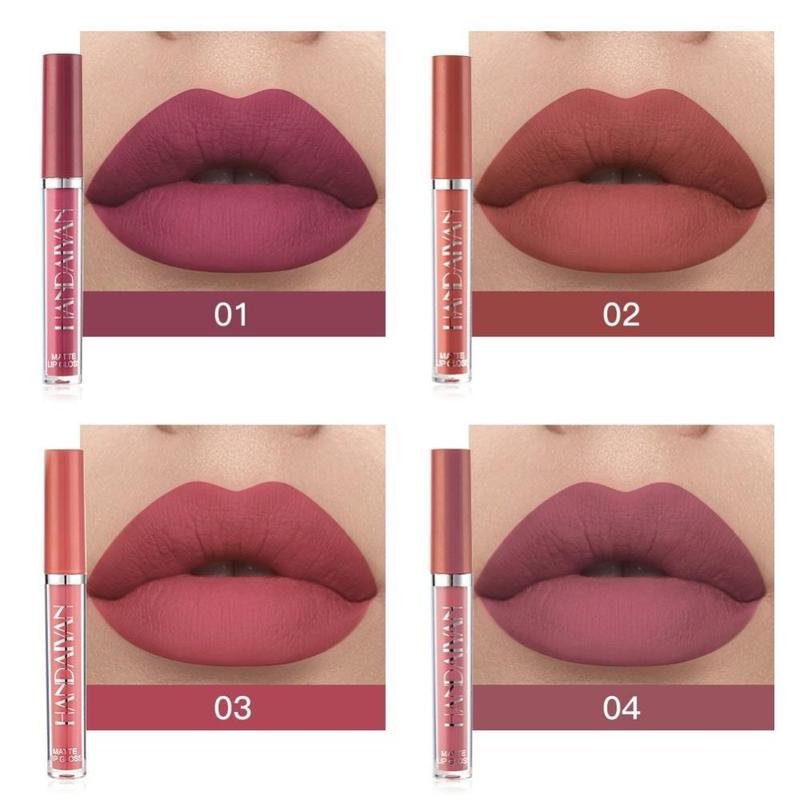 Long-lasting Matte Lipstick (6pcs set), Waterproof Matte Lip Balm, Easy Coloring Lip Sticks, Lipgloss Suitable for All Occasions Lip Makeup, Lip Kit, Girls and Women Cosmetic, Christmas Gifts