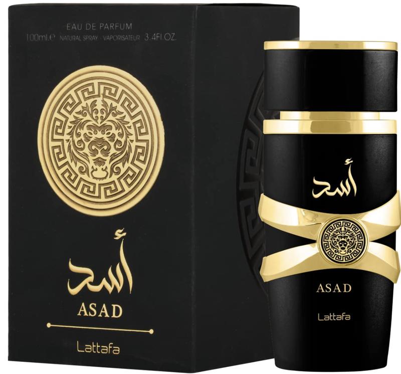 Lattafa Asad 100ML 3.4 Fl Oz Eau de Parfum Floral Fragrance Perfume Scent