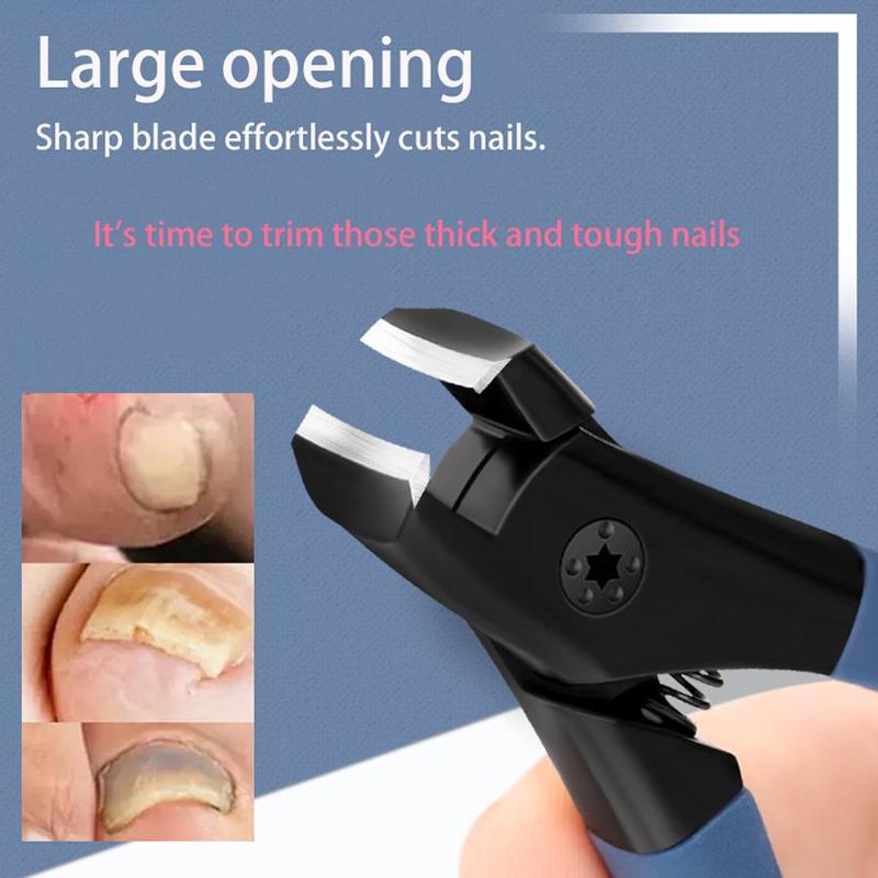 Nail Clipper, Durable Big Opening Anti Splash Nail Clipper, Effortless Nail Clipper for Thick & Tough Nails, Portable Personal Nail Care & Nail Art Tools, Manicure Tool, Nail Supplies, Christmas, Christmas Gift