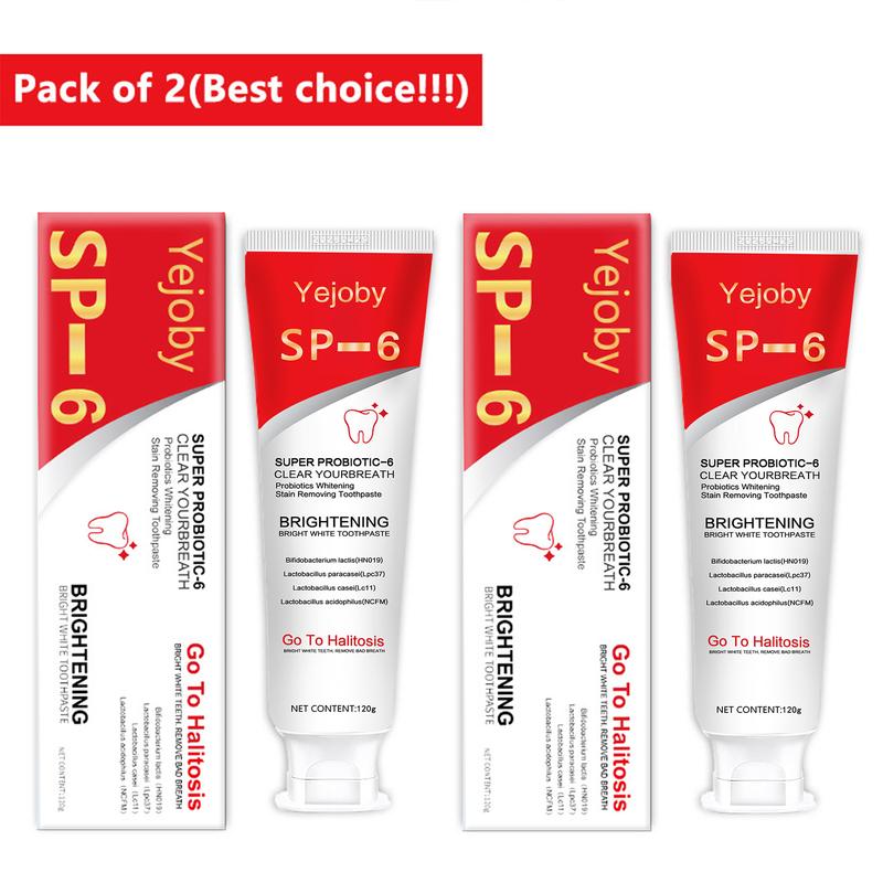 (New) 2024   Super Probiotic Sp-6 Toothpaste, Sp-6 Ultra Whitening Toothpaste, Sp 6 Toothpaste,Fresh Breath, Sp-6 Toothpaste 4.9 oz SP-10,SP-10 SP-8 SP-4 sp-10 sp-8 sp-4 sp8 sp6 sp4 SP-10