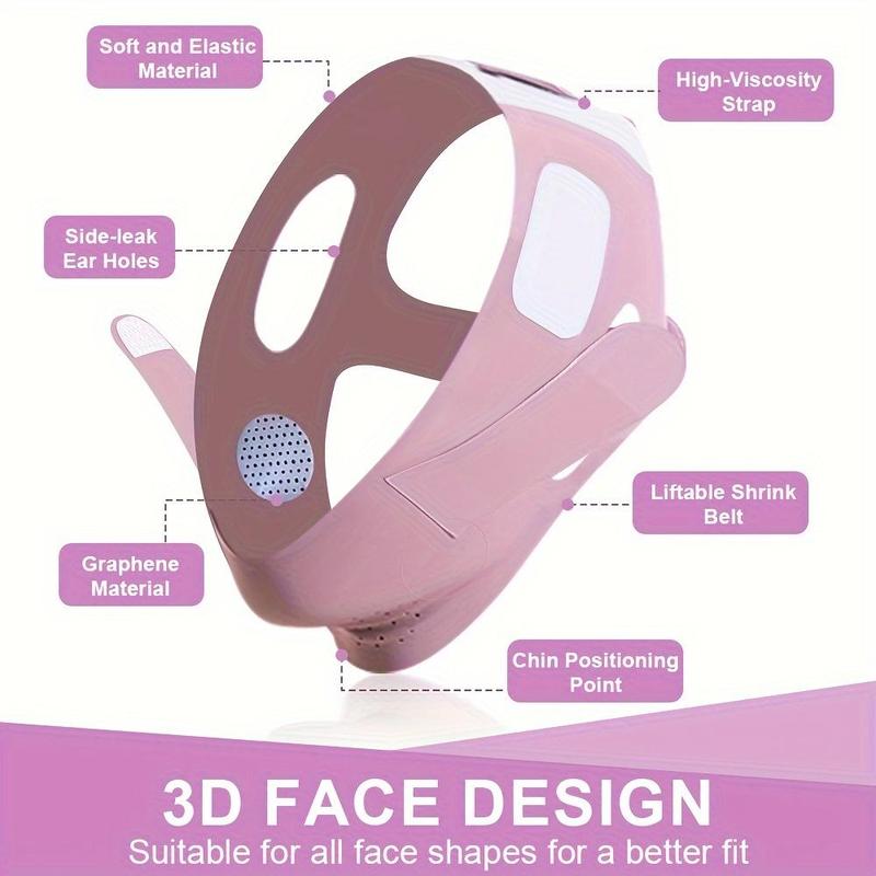 Summer V-shaped Face Lifting Corrector, 1 Count Comfort Breathable Face Lifting Corrector, V-face Mask, Firming Corrective Band for Face, Face Lifting Corrector for Women, Facial Slimming & Massage Tools