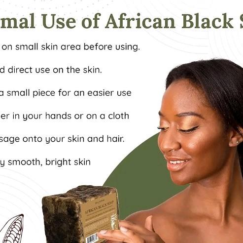 African Black Soap Body Soap - Moisturizing and Nourishing - Skincare, Facial