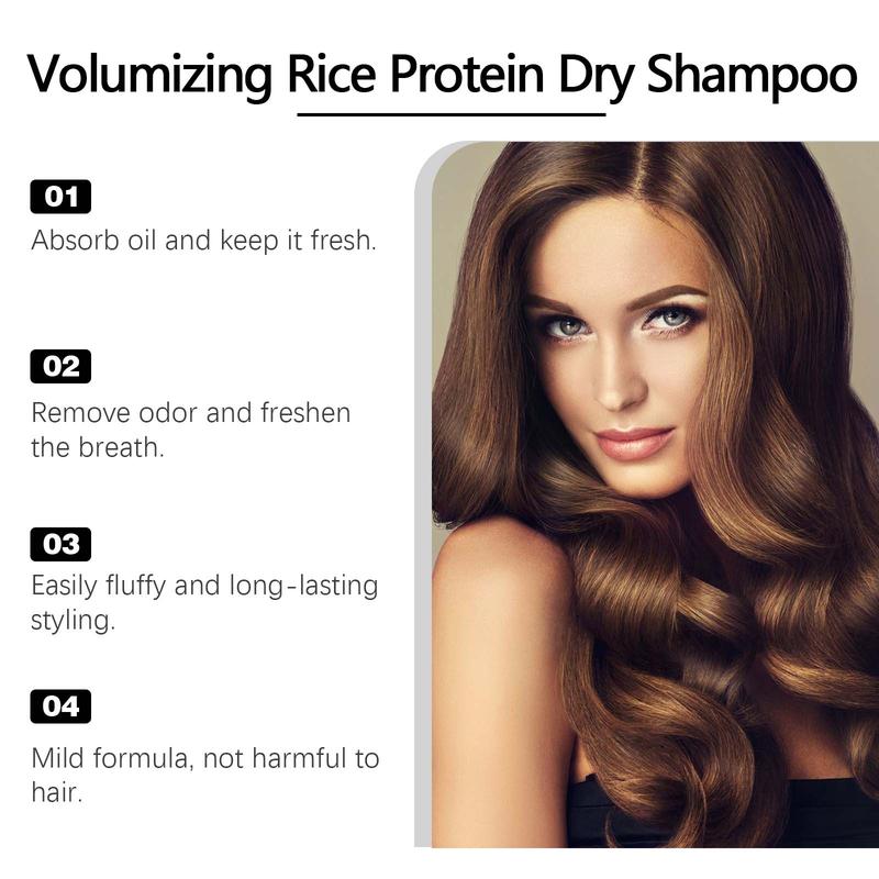 Dry Shampoo with Sponge, Hair Styling Powder, Portable Hair Styling Product for Men & Women, Daily Hair Styling Powder, Hair Care & Styling Product