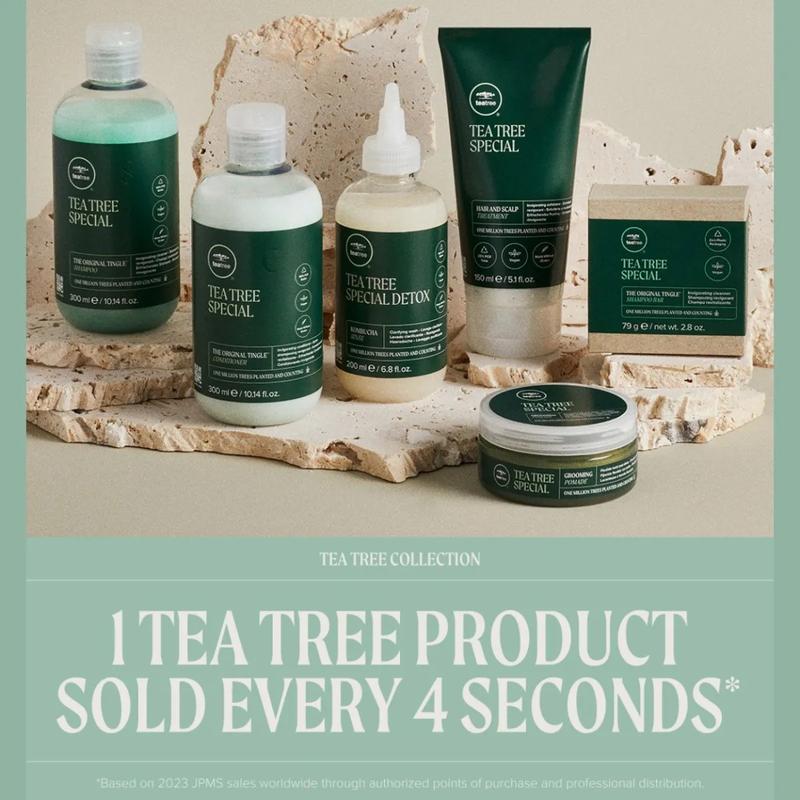 Paul Mitchell Tea Tree Grooming Pomade for shaping hair