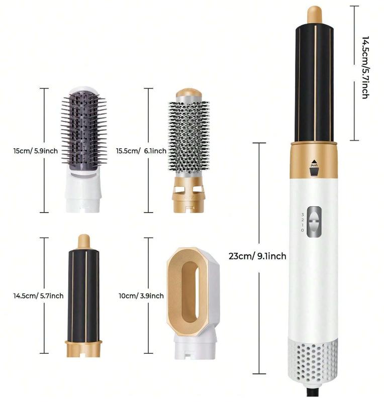 Multifunctional Hair Dryer Brush Set 5 IN 1, 60000RPM Hair Styling Tools, For Hair Volumizer Drying Straightening Curling, Mother's Day, Halloween, Thanksgiving, Christmas And Holiday Gifts