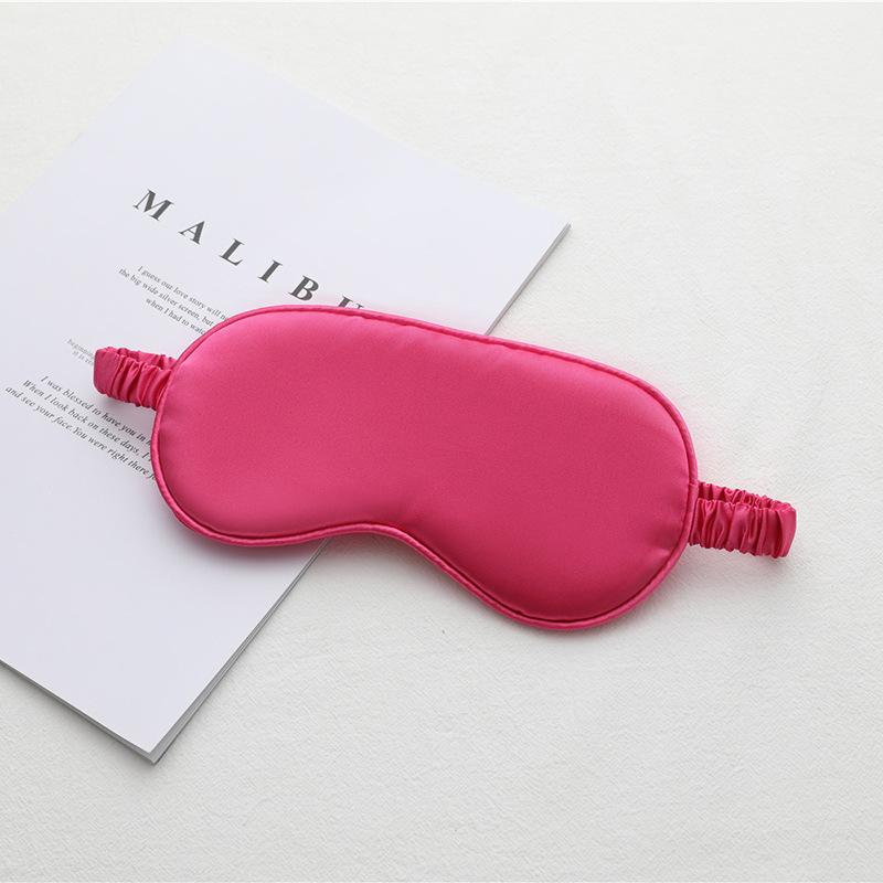 Double-Sided Simulation Silk Blackout Eye Mask Sleep Elastic Travel Lunch Break Eye Masks