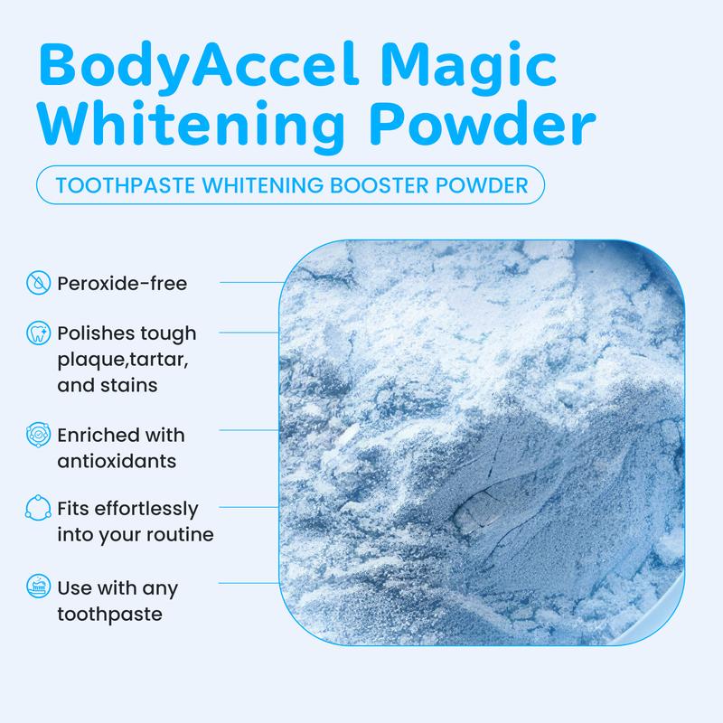 BodyAccel Whitening Tooth Powder Pearl Probiotic Natural