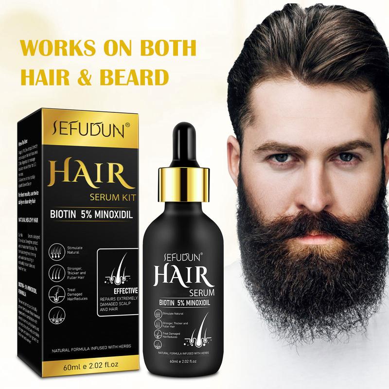 SEFUDUN 5% Μinoxidil Hair Serum-60ml (1pcs 2pcs) Haircare Comfort