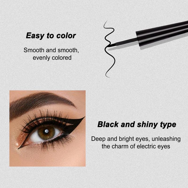 Waterproof Liquid Eyeliner, 1 Count Long Lasting Quick Drying Eyeliner Pen, Easy To Apply for Eye Makeup, Professional Daily Makeup Accessories