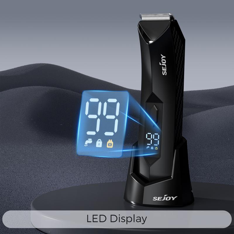 SEJOY Manscape Groin Hair Trimmer, Mens Electric Ball Trimmer, Body Shaver Groomer, Comfort & Easy to Use trimmers