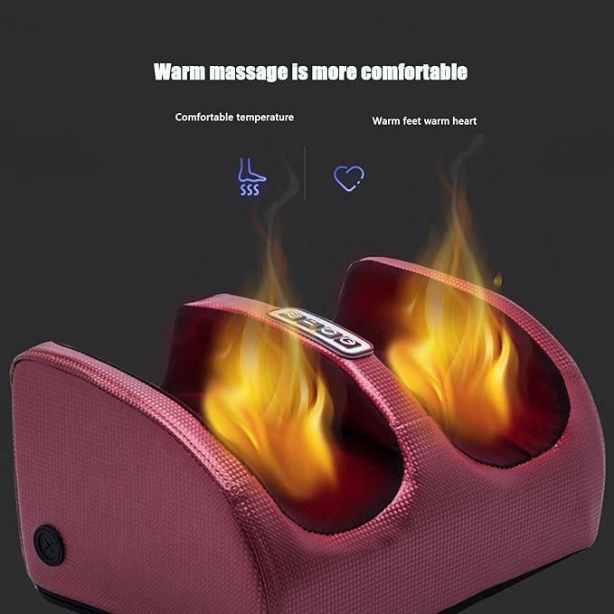 Shiatsu Foot Massager with Heat: Foot Massager Machine for Neuropathy, Plantar Fasciitis and Pain Relief-Massage Feet Leg Calf Ankle with Deep Kneading at Home Office, Gift for Woman and Man