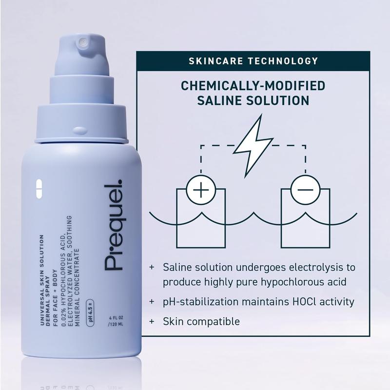 UNIVERSAL SKIN SOLUTION - Hypochlorous Dermal Spray - Electrolyzed Water and Soothing Mineral Facial and Body Skin Spray