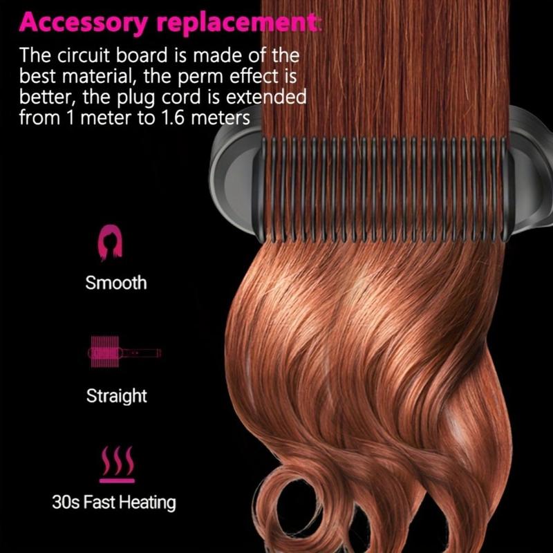 Electric Hair Straightener Brush, 1 Count Durable Hair Straightening Comb, Hair Styling Tool for Home & Salon Use, Hairdressing Tool