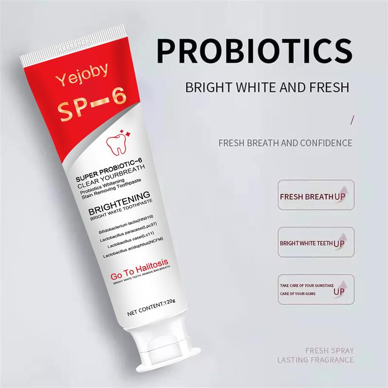 (New) 2024   Super Probiotic Sp-6 Toothpaste, Sp-6 Ultra Whitening Toothpaste, Sp 6 Toothpaste,Fresh Breath, Sp-6 Toothpaste 4.9 oz SP-10,SP-10 SP-8 SP-4 sp-10 sp-8 sp-4 sp8 sp6 sp4 SP-10