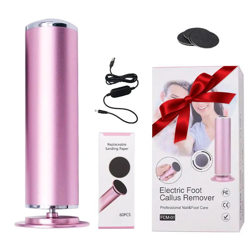 Electric Foot File, 1 Box Foot Dead Cell Remover, Professional Foot Care Device for Home & Travel, Christmas Gift, Stocking Fillers, Winter Essentials