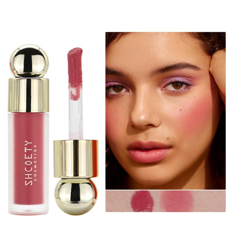 Long Lasting Liquid Blusher, 1 Count Natural Look Blush For Cheeks, Lips, Smudge-proof Blush Stick, For Daily Makeup