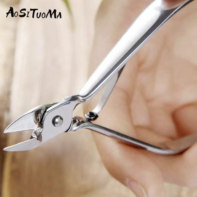 Stainless Steel Cuticle Plier, Cuticle Remover Tool, Manicure & Pedicure Tool for Home & Salon Use