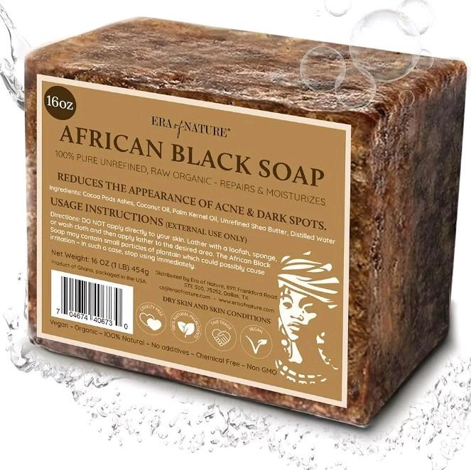 African Black Soap Body Soap - Moisturizing and Nourishing - Skincare, Facial