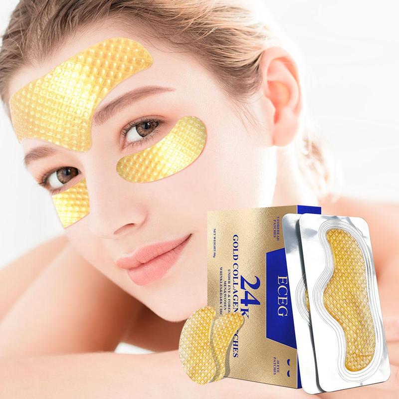 Moisture Comfort 24k Gold Skincare Eye Patch, Collagen Moisturizing & Hydrating Facial Patch, Professional Skin Care Product