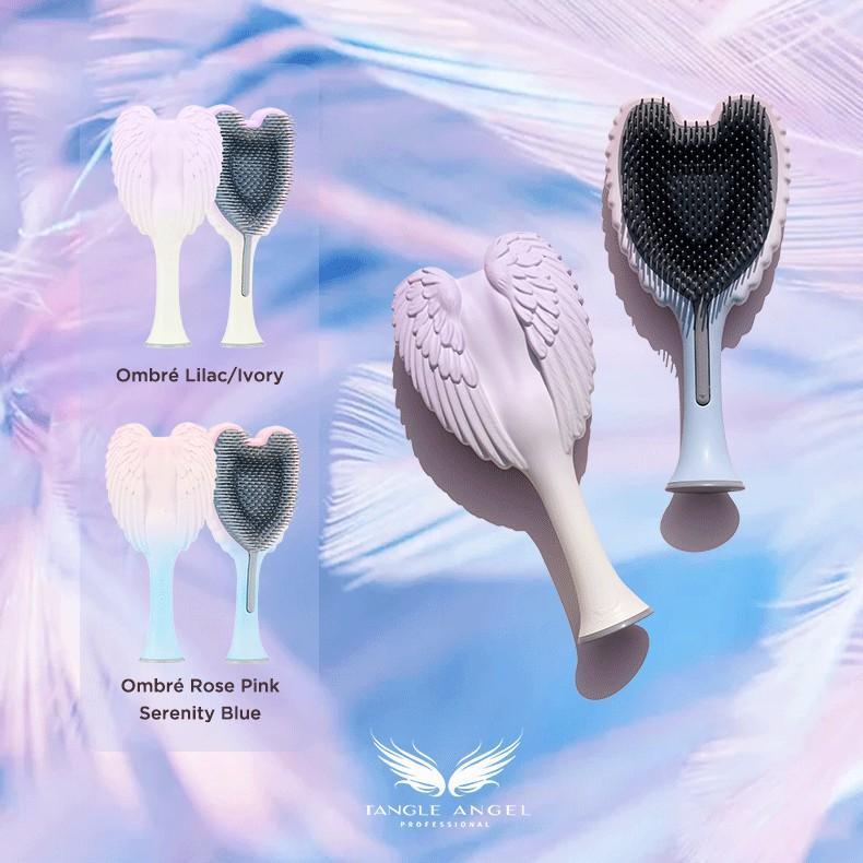 Tangle Angel 2.0 Hair Brushes for Blow Drying &Shower-Detangling Hair Brush -Anti StaticAngel Wing Hair Brush with Soft Haircare Hairbrush