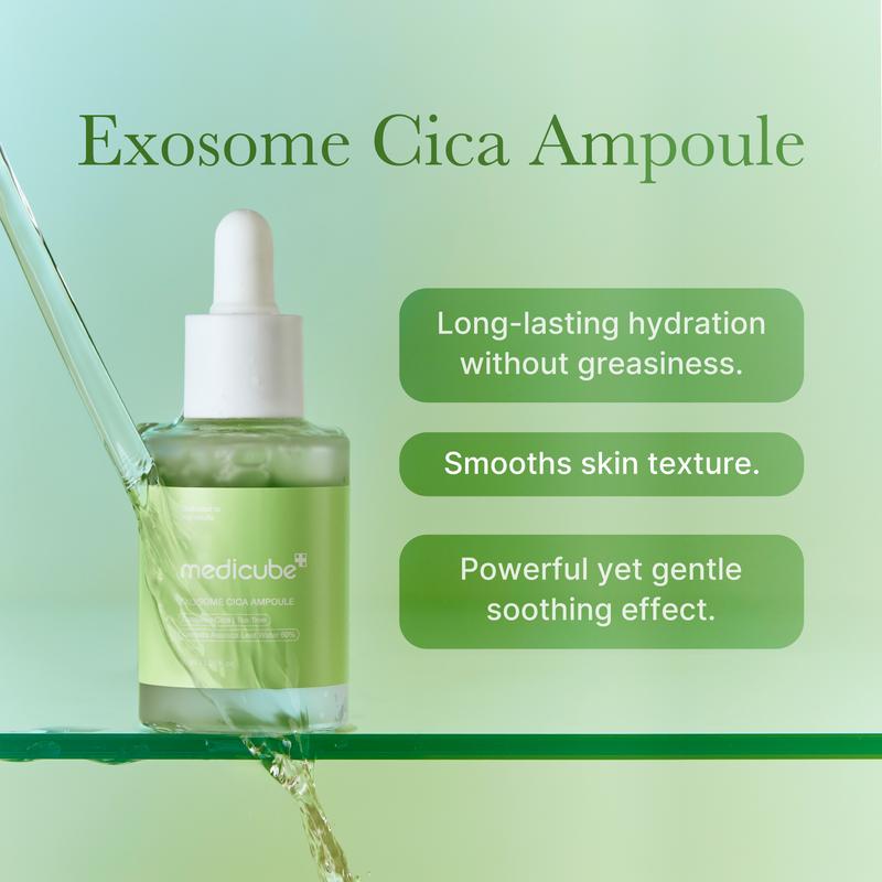 [Official Shop] Exosome Cica Soothing SET | Exosome Cica Calming Toner Pads, Toner, Ampoule, Cream | Skin Repair Soothing