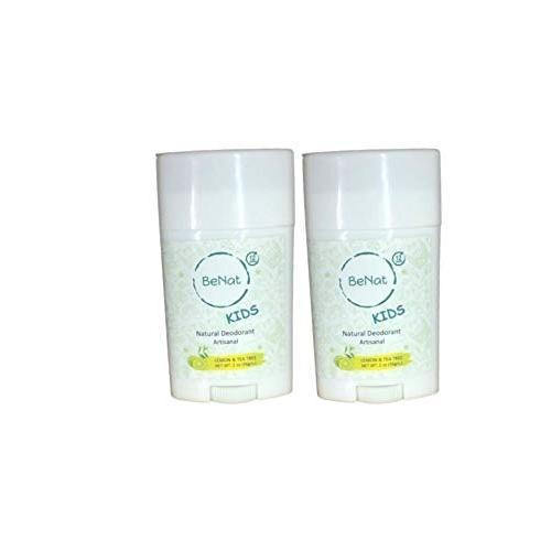 2-Pack all-Natural Deodorants for Kids & Teens. Long-Lasting and Gentle.