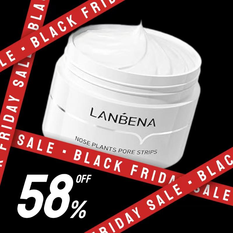 LANBENA Black Head Mask and Strips for Nose Face & Chin, Pore Cleansing Purifing Exfoliating Mask with 60 sheets, Clean Hydrate and Comfort Skin, Professional Purifying Nose Blackhead Products, Perfect Gift for Women and Men Skincare Facial Repairing