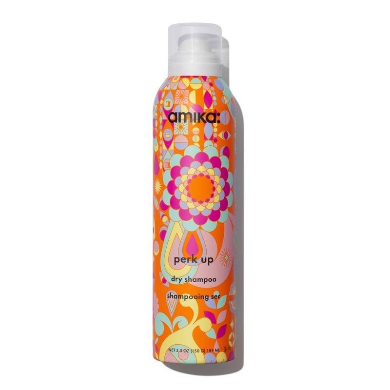 perk up | talc-free dry shampoo refreshes roots with a voluminous ‘oomph.’