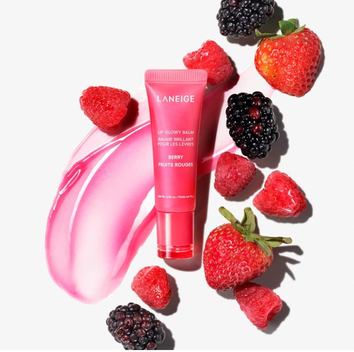 LANEIGE Lip Glowy Balm Hydrate, Glossy, Lightweight, Moisturize & Tint with Shea Butter