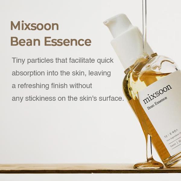 [Mixsoon] BEAN ESSENCE 50ML Daily Facial Serums Skincare glow  deep bean essence