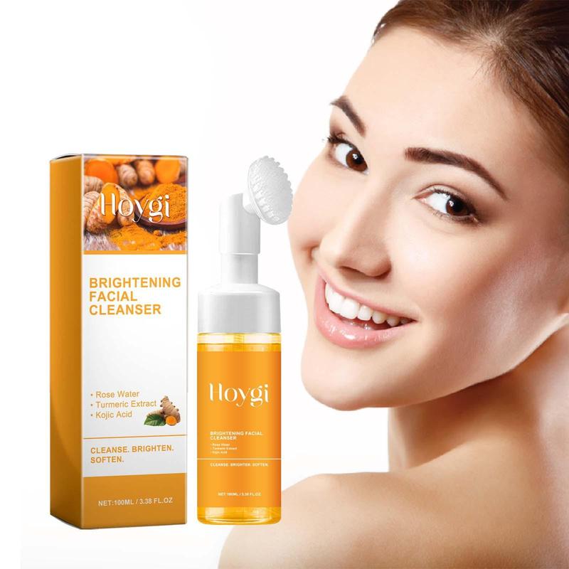 Turmeric Face Cleanser, Gentle Moisturizing Exfoliate Facial Cleanser, Daily Skincare Product