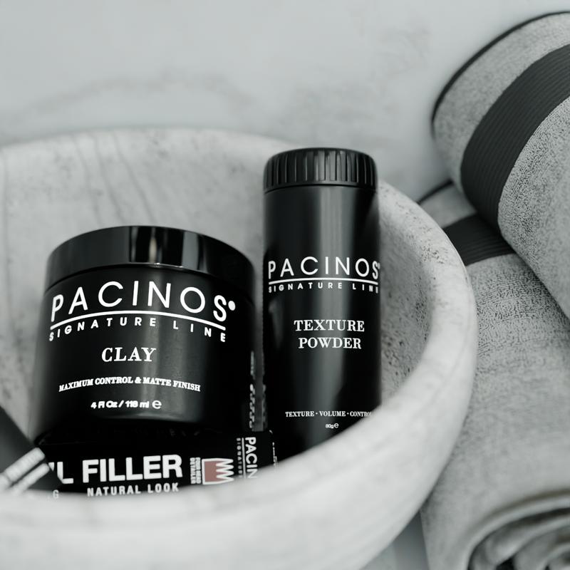 Pacinos Clay - Maximum Control & Natural Finish No Shine, Medium High Hold