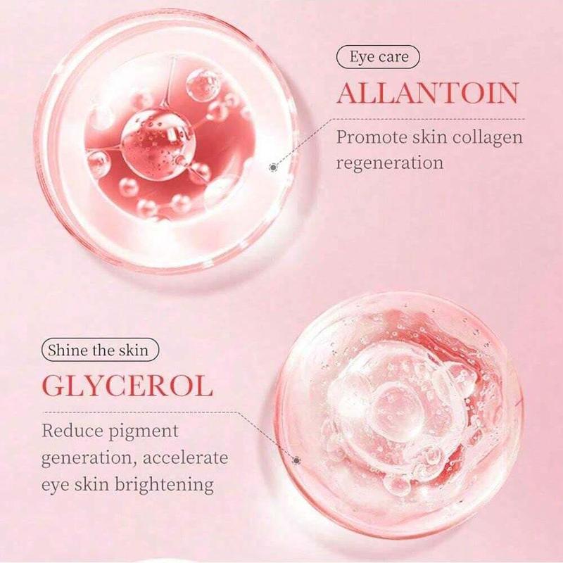 60pcs Rose Hyaluronic Acid Eye Mask Anti Dark Circles Eye Bags Rose Collagen Moisturizing Anti Wrinkle Eye Patches Eye Skin Care Mask, christmas