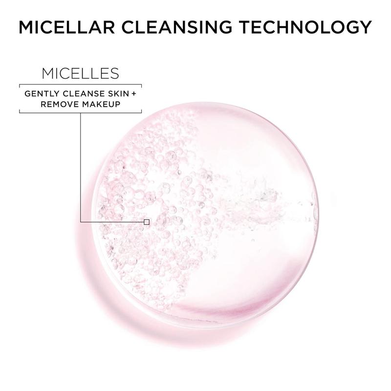 Micellar Cleansing Water, 100mL 3.4 Fl Oz, 1 count. All-in-1 for makeup removal and facial cleansing, suitable for all skin types.