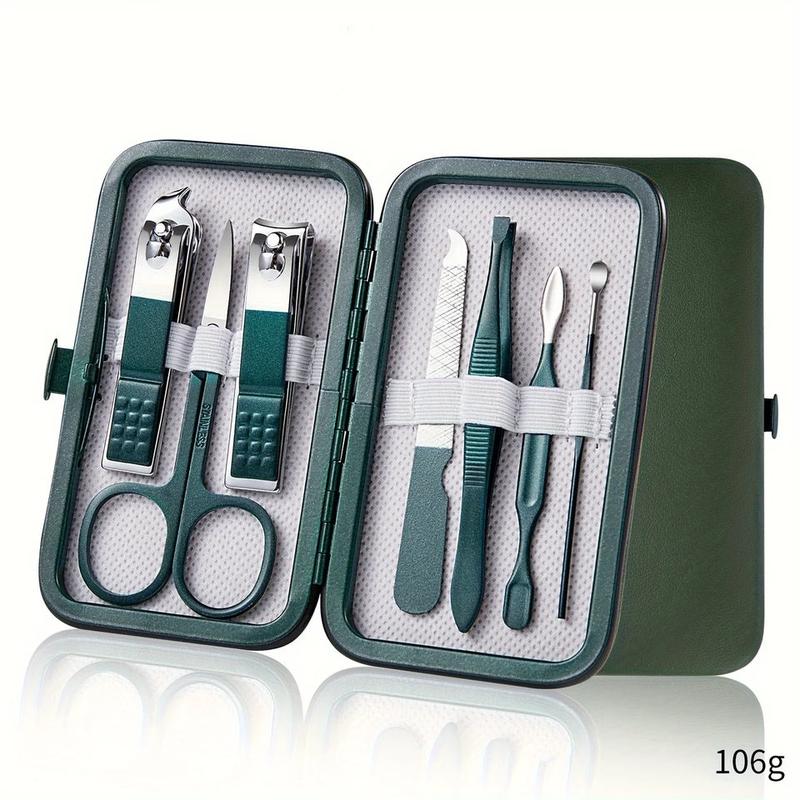 Professional 7 10 12 18 Piece Nail Care Kit Stainless Steel Manicure & Pedicure Set Nail Clipper Set with Travel Case Nail Art Cutics Electric Foot