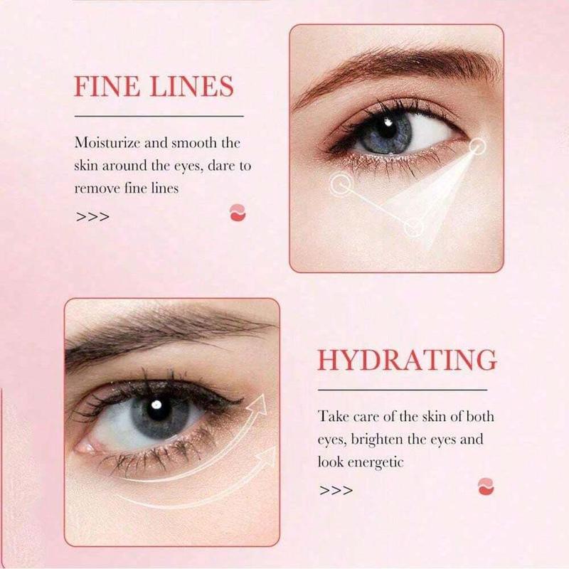 60pcs Rose Hyaluronic Acid Eye Mask Anti Dark Circles Eye Bags Rose Collagen Moisturizing Anti Wrinkle Eye Patches Eye Skin Care Mask, christmas