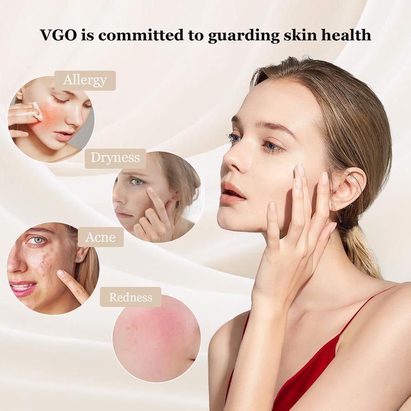 VGO Vitamin C Face Serum 30ml Vitamin E 60ml  Snail Mucin 92% Moisturising Cream   for dry and sensitive skin Reduces fine facial lines Cleansing Moisturising Skin Care Hyaluronic Acid Skin Repair Comfort Gentle Hydration