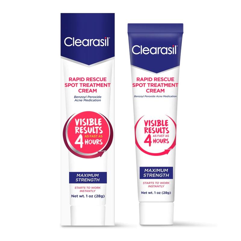 Clearasil Rapid Rescue Spot Treatment Cream, 1 oz