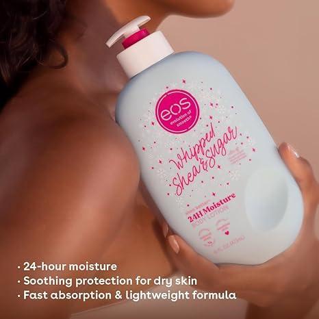 EOS Shea Better Holiday Body Lotion- Whipped Shea & Sugar, Limited-Edition Skincare, 24-Hour Moisture, Whipped Shea & Sugar