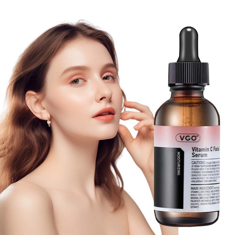 VGO Vitamin C Face Serum 30ml Vitamin E 60ml  Snail Mucin 92% Moisturising Cream   for dry and sensitive skin Reduces fine facial lines Cleansing Moisturising Skin Care Hyaluronic Acid Skin Repair Comfort Gentle Hydration