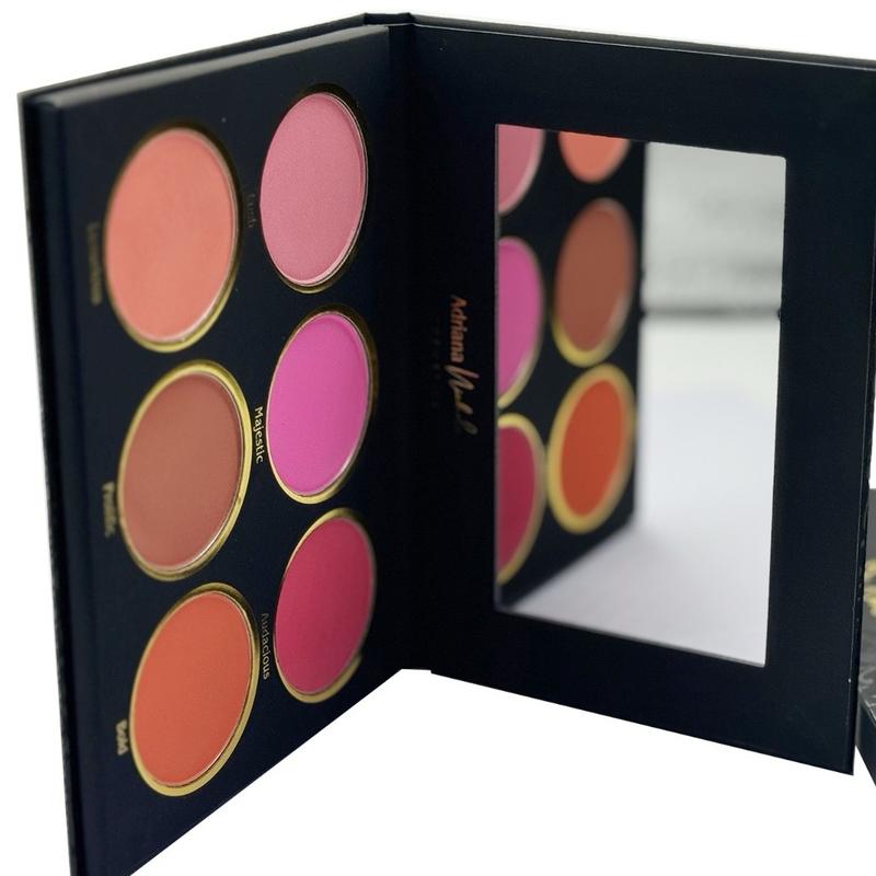 Be Bold Powder Blush Palette  NEW AND IMPROVED ( Create your own custom shadde by mixing colors, apricot, tangerine, watermelon,fushia, coral) all in one blush palette Cosmetic Makeup