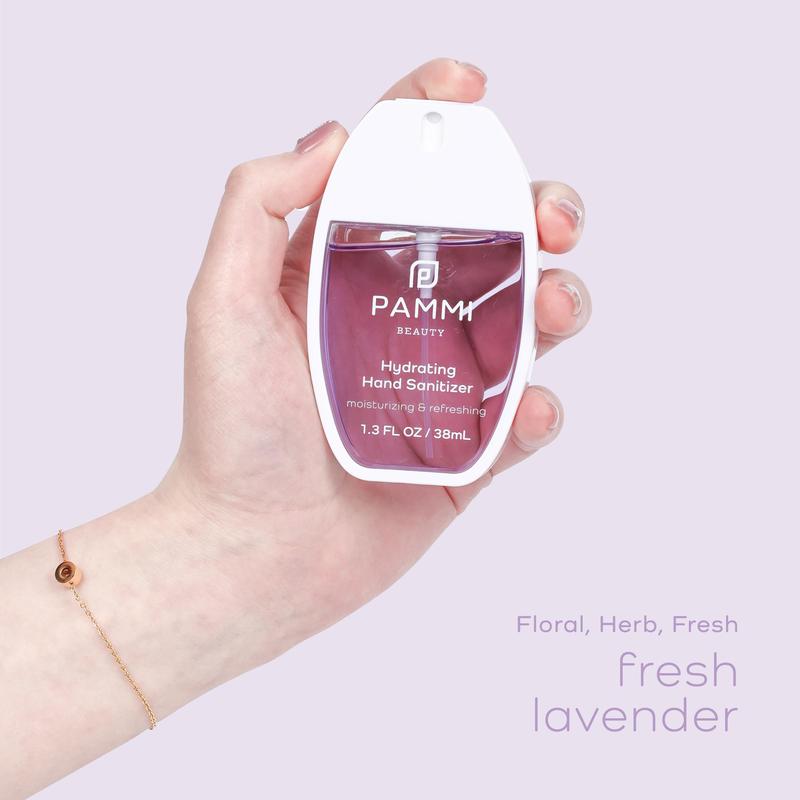 Pammi Beauty-Hydrating Hand Sanitizer Passionfruit Guava Aloe Vera Fresh Lavender Rosewater spray sanitizer Hydrating Touchless