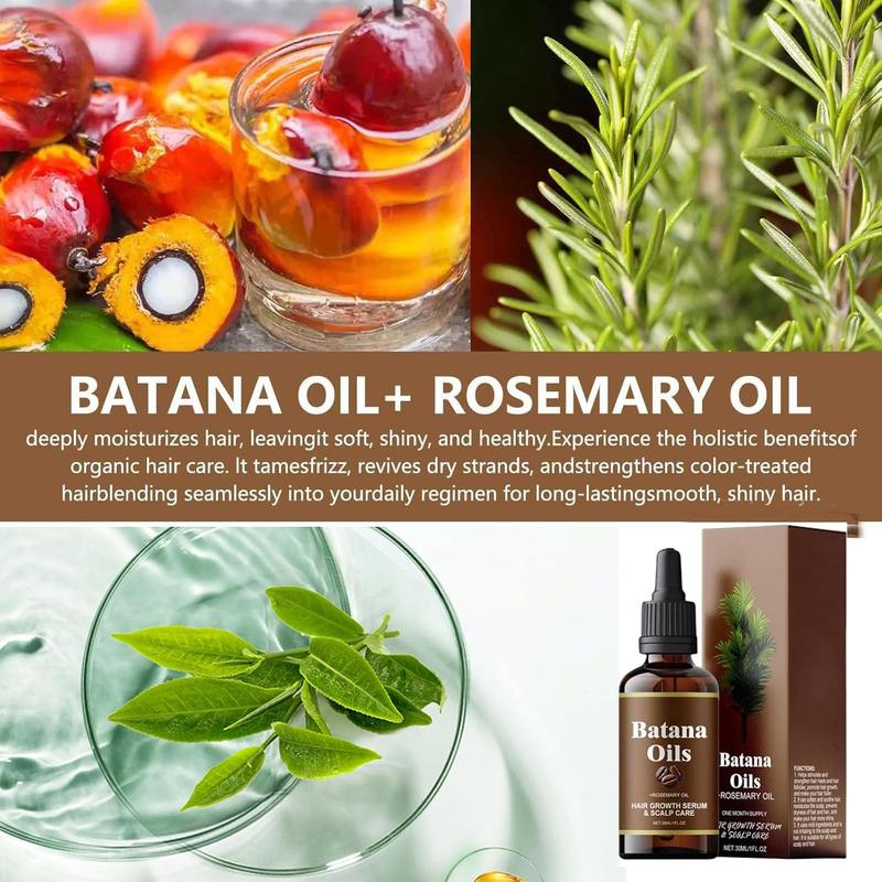 [ONLY $8.99] Batana Oil with Rosemary for Revitalizes hair - Nourish Scalp for Strong & Healthy Hair, Organic Batana Oil with Rosemary (30 ml) Haircare Rosemary Oil