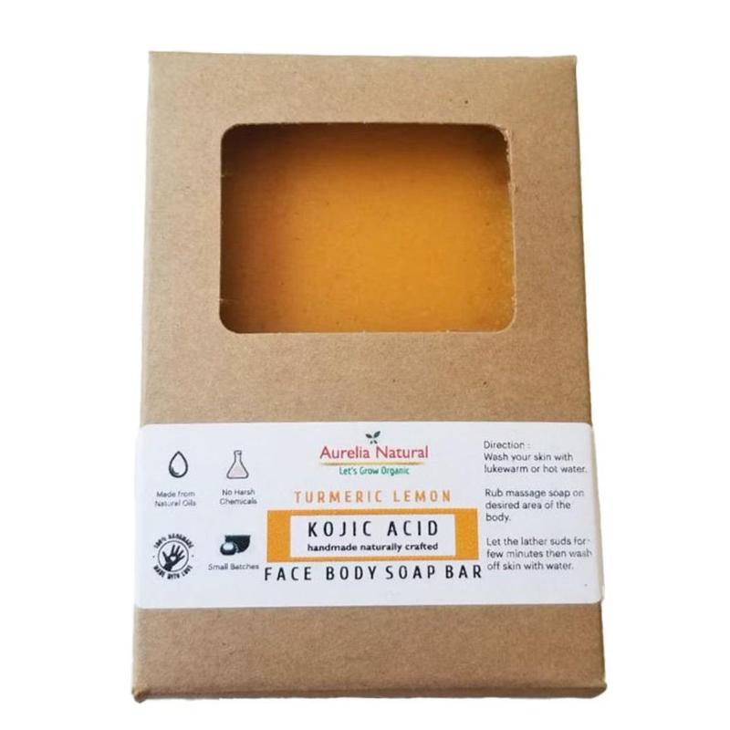 Kojic Lemon Turmeric Soap Face and Body| High End Kojic Acid | Handmade In USA