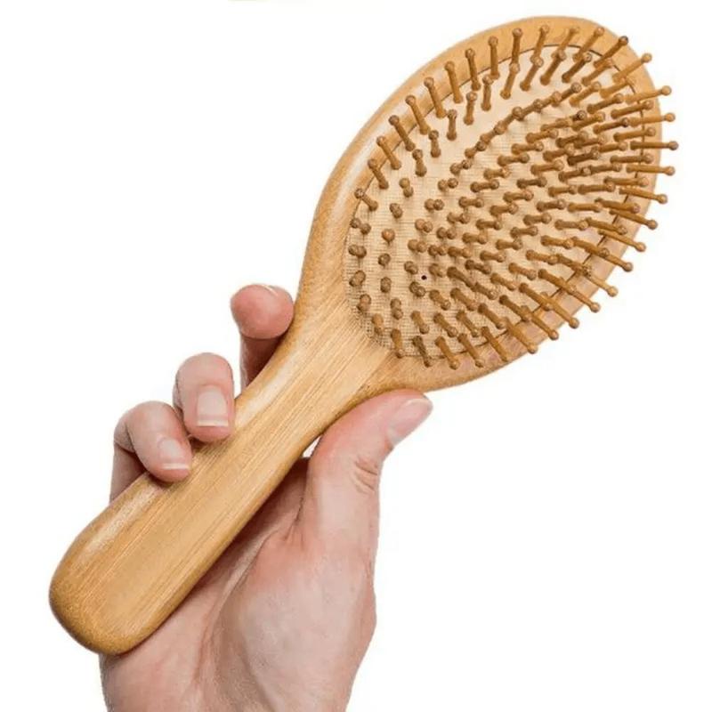 Natural Bamboo Haircare Hair Comb, Stimulate Hair Growth & Enhance Scalp Health Massage Comb for Women & Men, Professional Heatless Styling Tools for Summer Gift, Christmas Gift